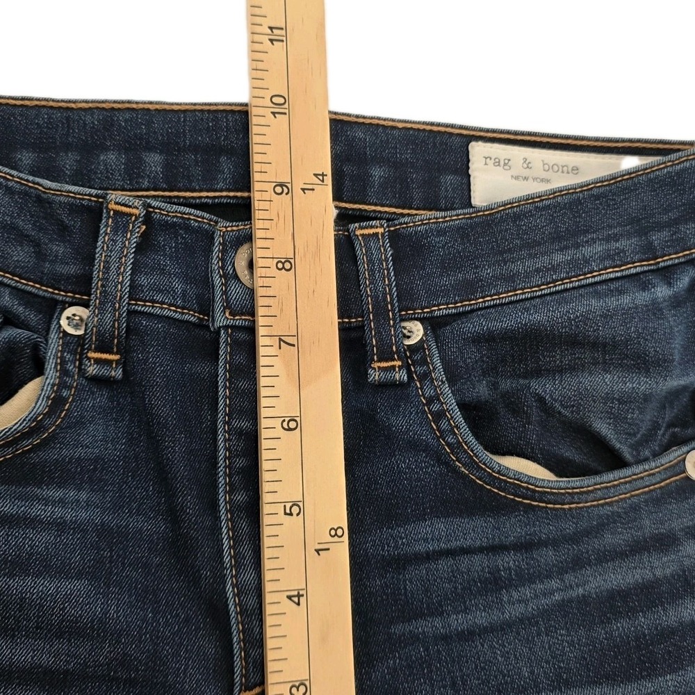 Rag & Bone Ankle Skinny Jeans Womens 26 Blue Denim Cotton - Picture 5 of 9